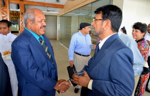 HC with NCD Governor, Hon'ble Powes Parkop at RD Reception